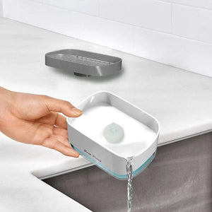 Press-type liquid detergent dispenser