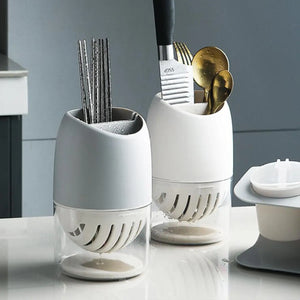 Nordic Self-Draining Utensil Rack