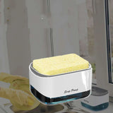 Press-type liquid detergent dispenser