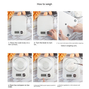 Household Kitchen Quasi Weight Self Generating Electronic Scale