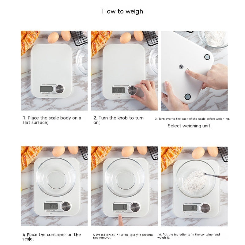 Household Kitchen Quasi Weight Self Generating Electronic Scale