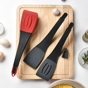 3-in-1 Silicone Frying Spatula Clip