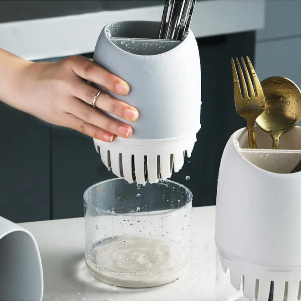 Nordic Self-Draining Utensil Rack