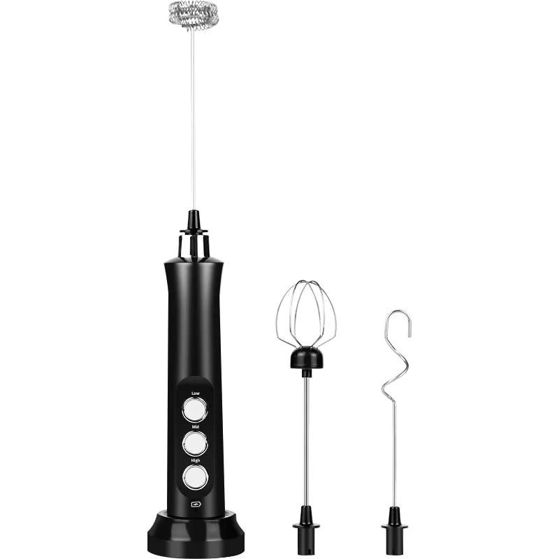 Portable Household Charging Three-head Handheld Egg Beater